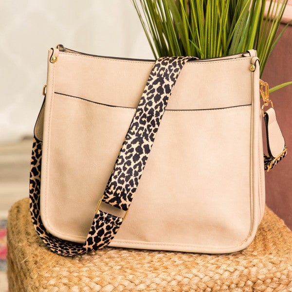 The802Gypsy Handbags Cream / 1 ❤️GYPSY FOX-Vegan-Dani & Em-Leopard Strap Cross Body Bag