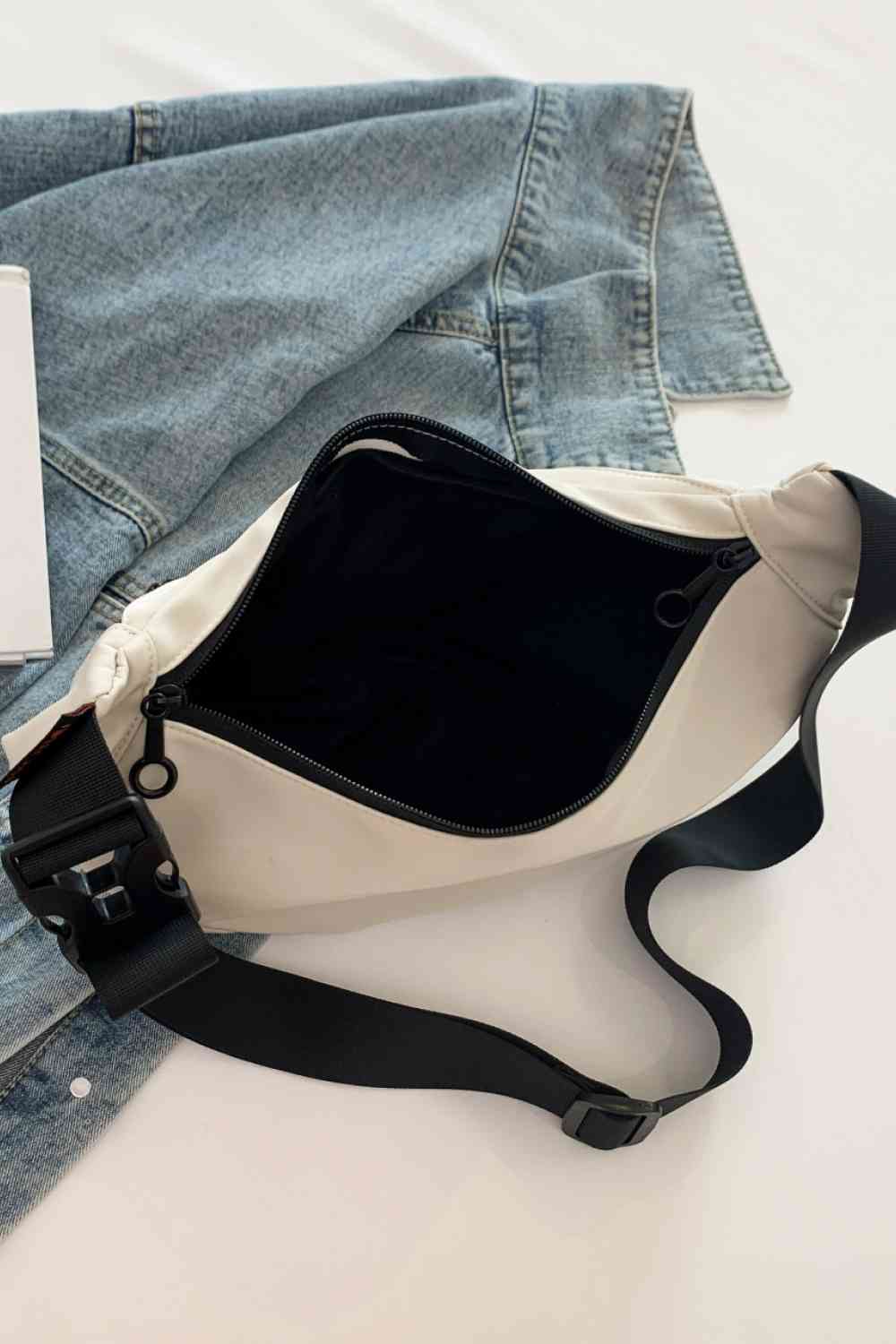 The802Gypsy Handbags Ivory / One Size GYPSY-Large Nylon Sling Bag