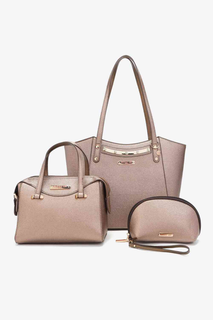 The802Gypsy Handbags, Wallets & Cases Camel / One Size GYPSY-Nicole Lee USA-At My Best Handbag Set