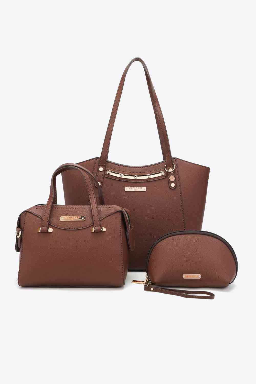 The802Gypsy Handbags, Wallets & Cases Chocolate / One Size GYPSY-Nicole Lee USA-At My Best Handbag Set