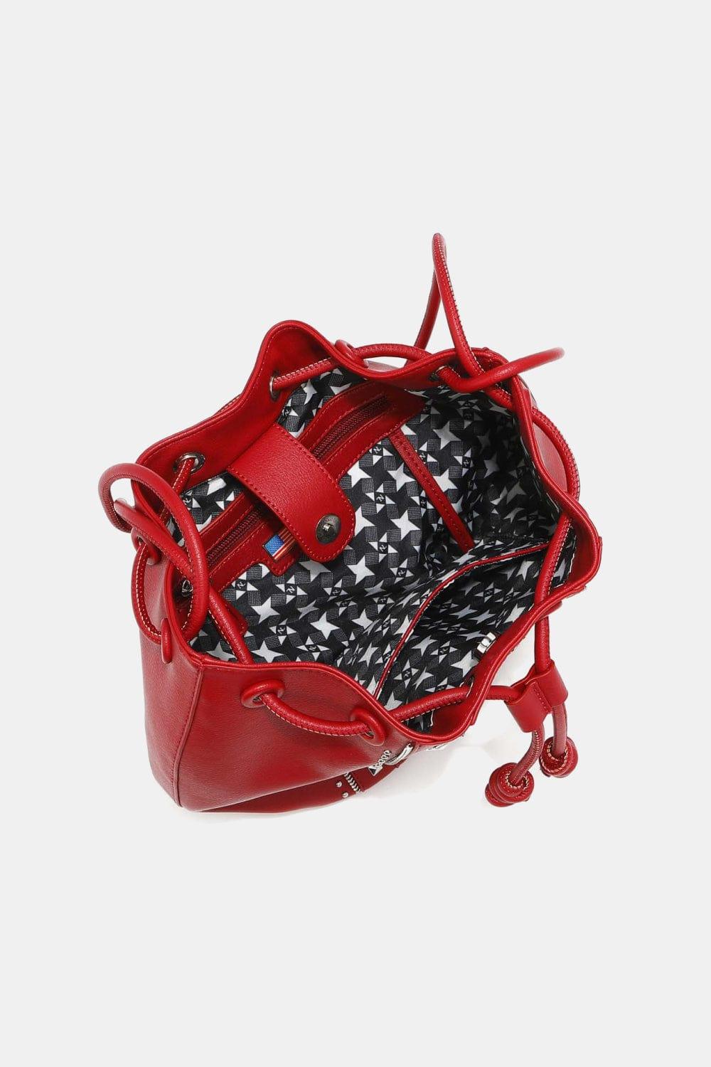 The802Gypsy Handbags, Wallets & Cases GYPSY-Nicole Lee USA-Studded Bucket Bag