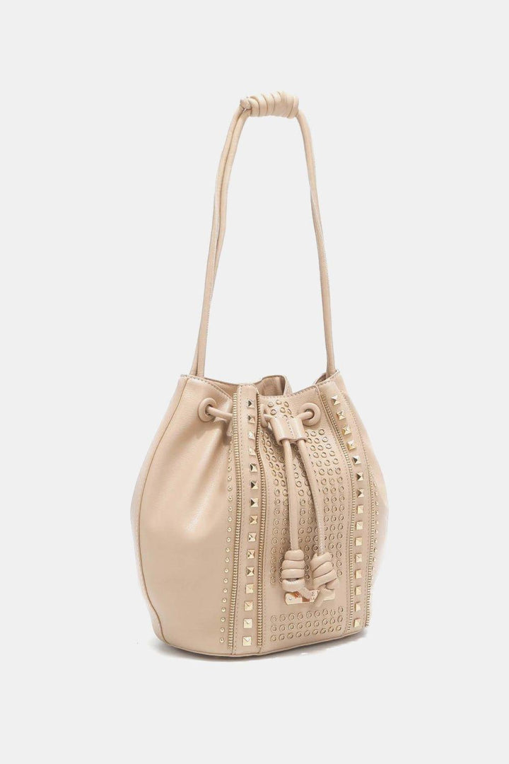 The802Gypsy Handbags, Wallets & Cases GYPSY-Nicole Lee USA-Studded Bucket Bag