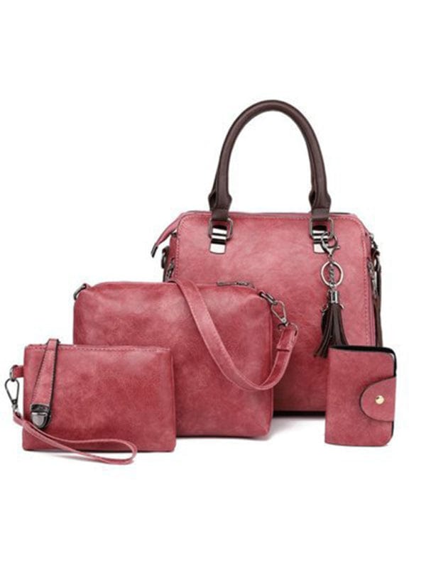 The802Gypsy Handbags, Wallets & Cases Pink / F GYPSY GIRL-Messenger Bag Four-Piece Retro Set