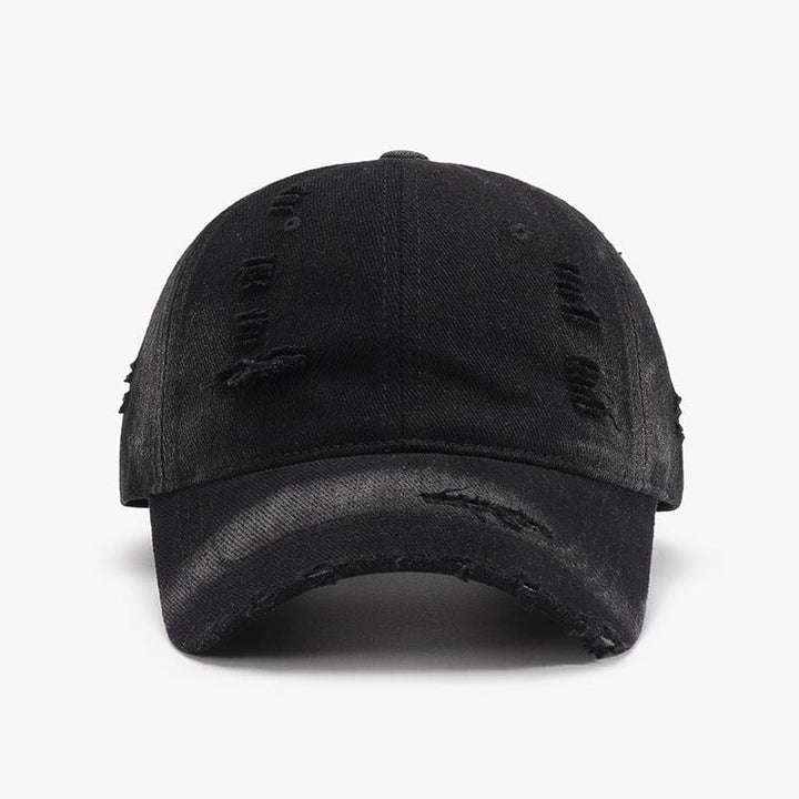 The802Gypsy hats Black / One Size GYPSY-Distressed Adjustable Cotton Baseball Cap