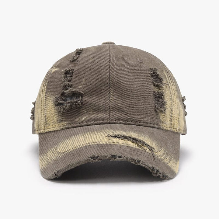 The802Gypsy hats Mocha / One Size GYPSY-Distressed Adjustable Cotton Baseball Cap