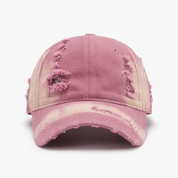 The802Gypsy hats Pink Purple / One Size GYPSY-Distressed Adjustable Cotton Baseball Cap