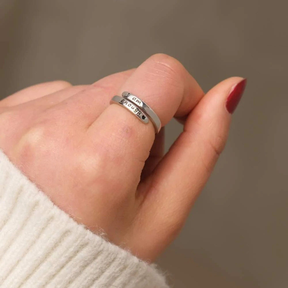 The802Gypsy jewelry GYPSY-925 Sterling Silver Engraved Bypass Ring