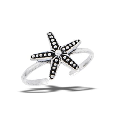 The802Gypsy jewelry silver ❤MY GYPSY-Starfish Sterling Silver Toe Ring