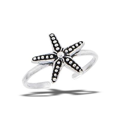 The802Gypsy jewelry silver ❤MY GYPSY-Starfish Sterling Silver Toe Ring