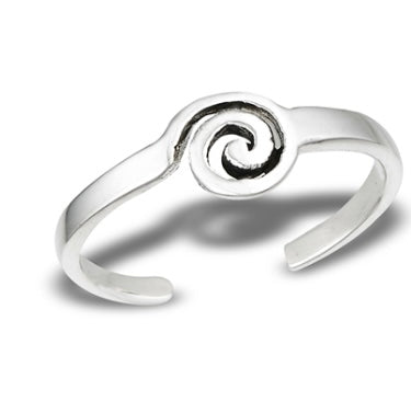 The802Gypsy jewelry silver ❤MY GYPSY-Swirl Sterling Silver Toe Ring