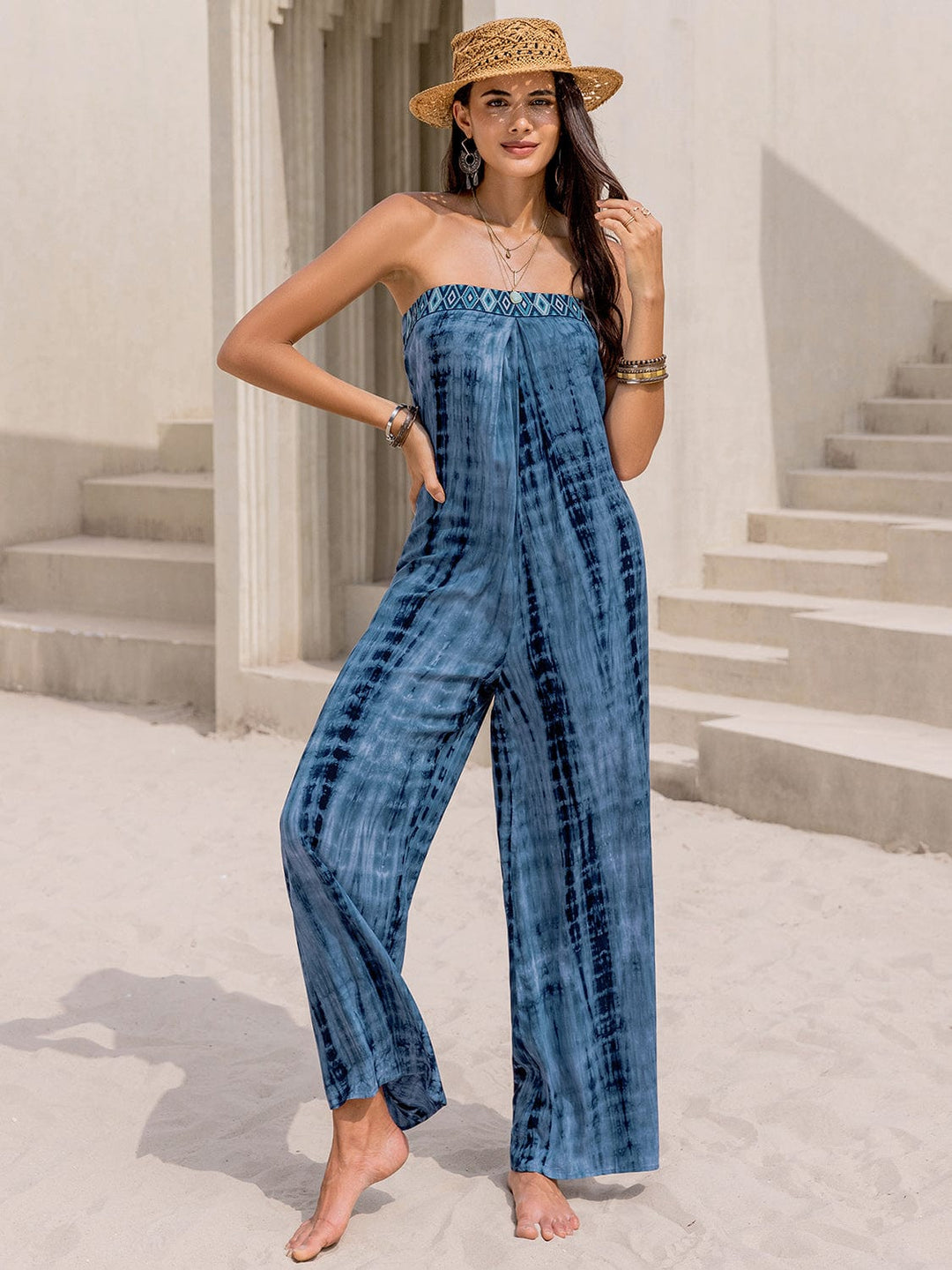 The802Gypsy Jumpsuits & Rompers GYPSY-Beach Wide Leg Jumpsuit