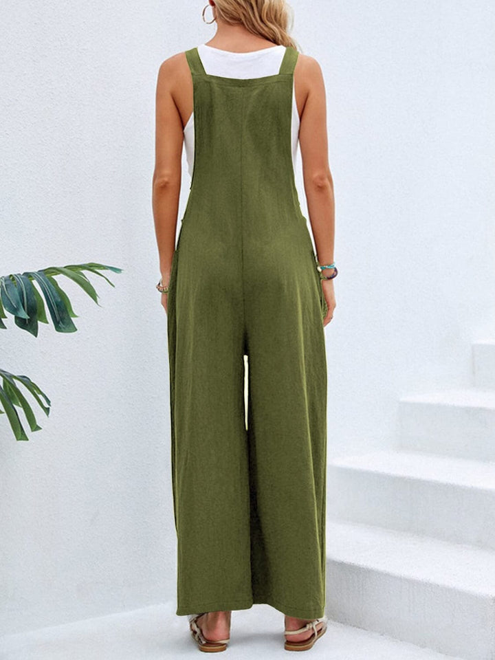 The802Gypsy Jumpsuits & Rompers GYPSY-Cozy Pocketed Wide Strap Overalls ⏹️