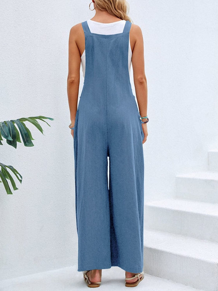 The802Gypsy Jumpsuits & Rompers GYPSY-Cozy Pocketed Wide Strap Overalls ⏹️