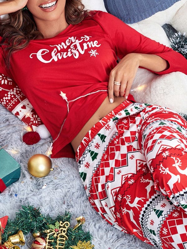 The802Gypsy Loungewear & Sleepwear/Loungewear GYPSY GIRL-Reindeer Print Pajama Set