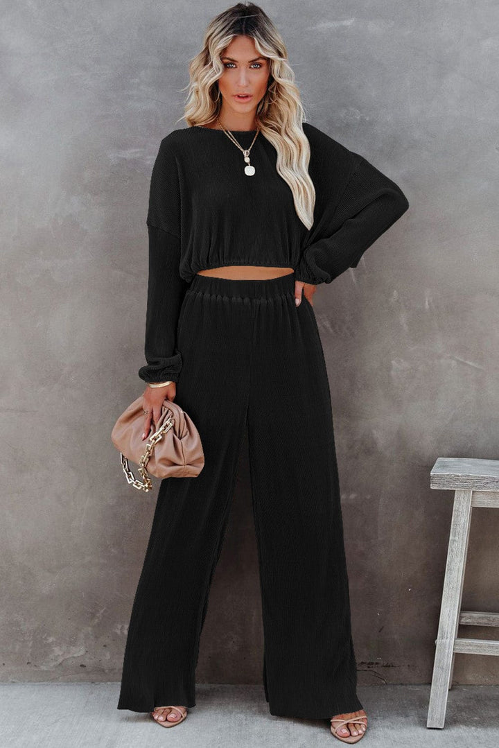 The802Gypsy  Loungewear TRAVELING GYPSY-Pullover and Wide Leg Pants Set