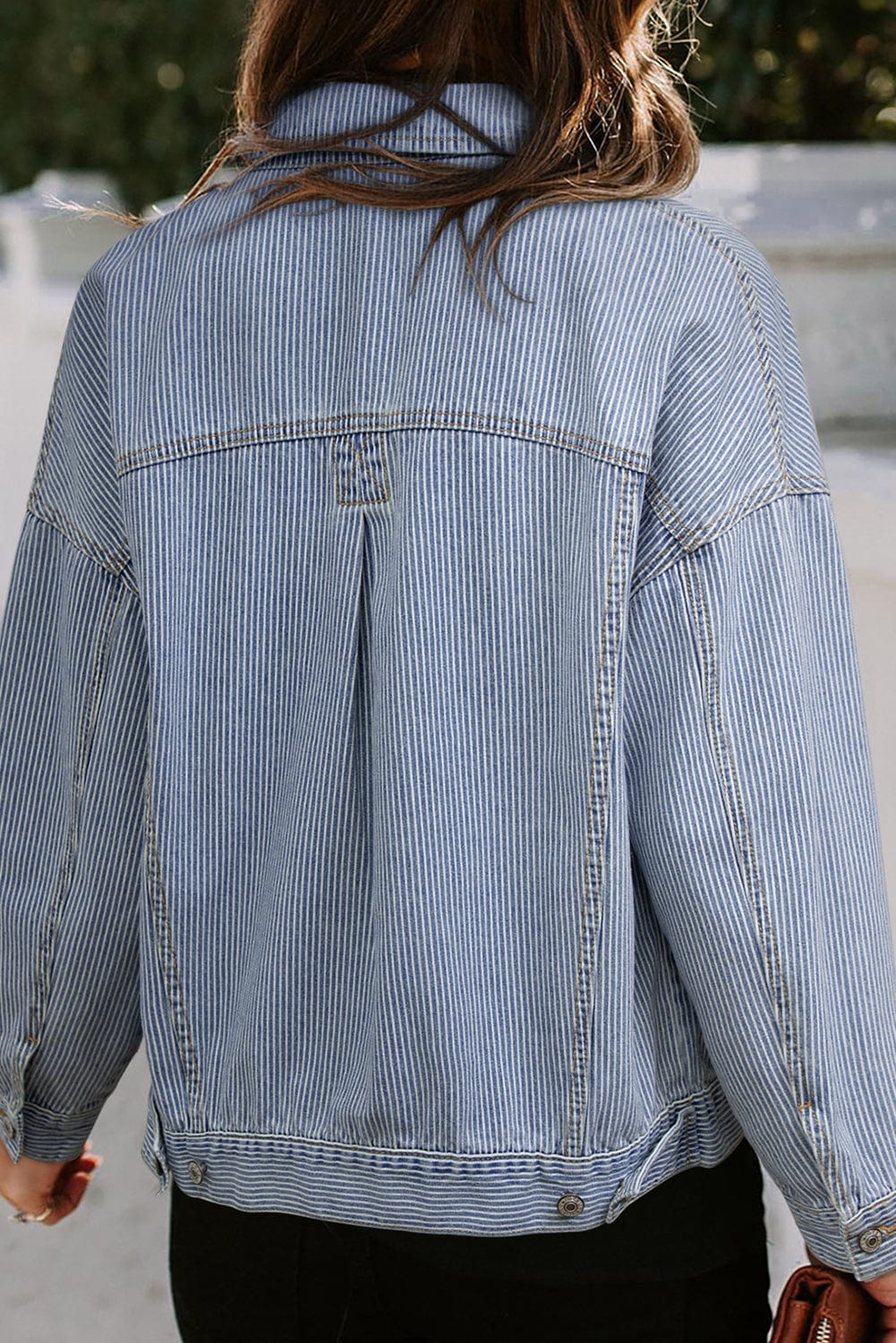 The802Gypsy  Outerwear/Denim jackets TRAVELING GYPSY-Washed Oversize Pocketed Denim Jacket ⏹️