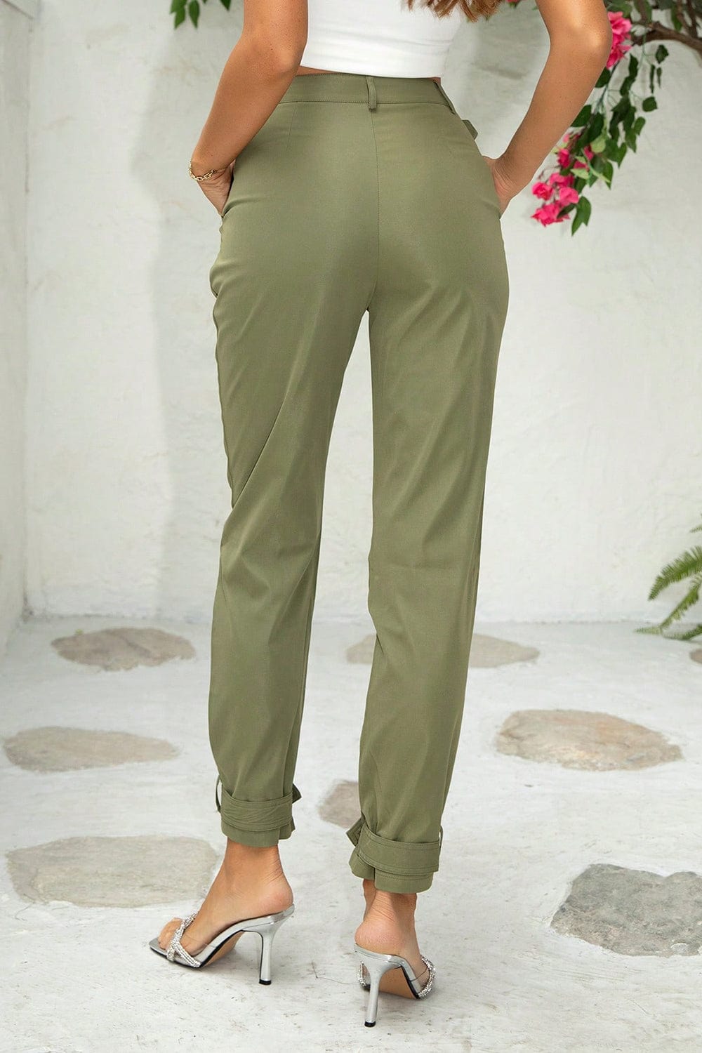 The802Gypsy pants GYPSY-Belt Detail Jogger Pants