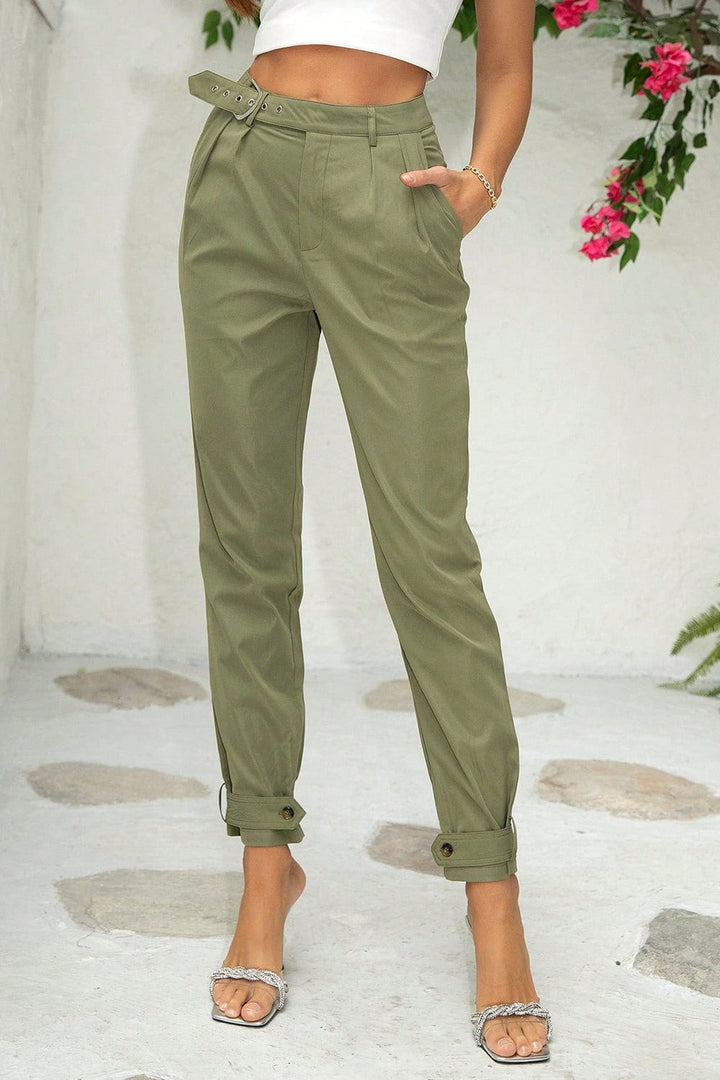 The802Gypsy pants GYPSY-Belt Detail Jogger Pants