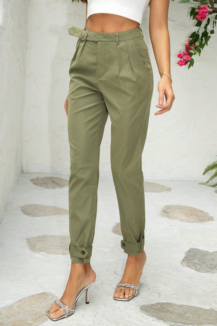 The802Gypsy pants GYPSY-Belt Detail Jogger Pants