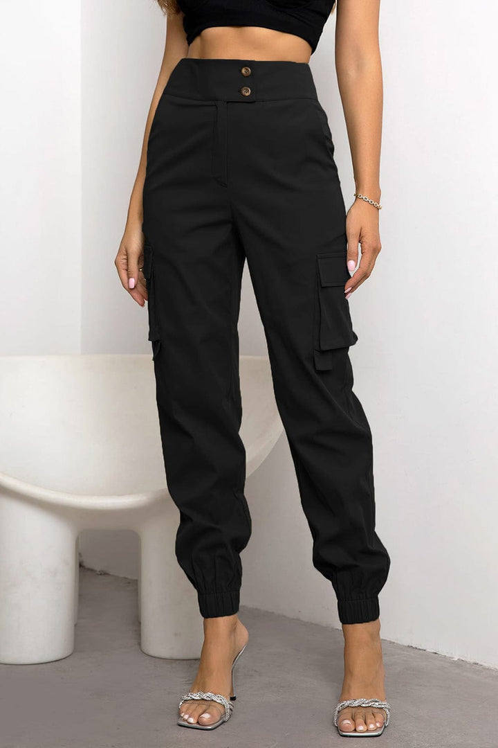 The802Gypsy pants GYPSY-High Waist Cargo Pants