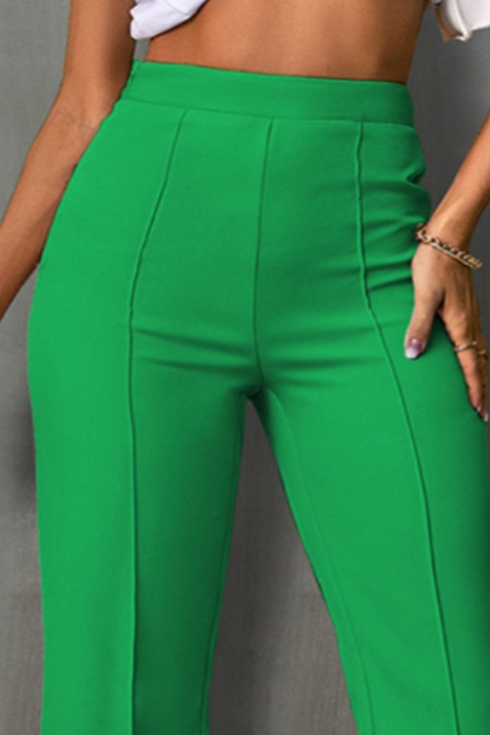 The802Gypsy pants GYPSY-High Waist Straight Pants