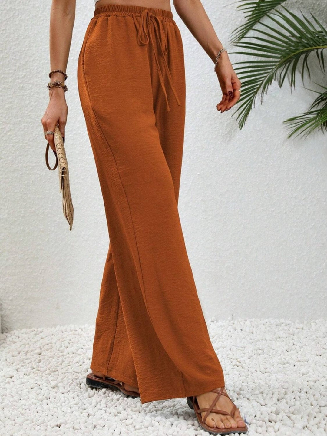 The802Gypsy pants GYPSY-Wide Leg Drawstring Pants