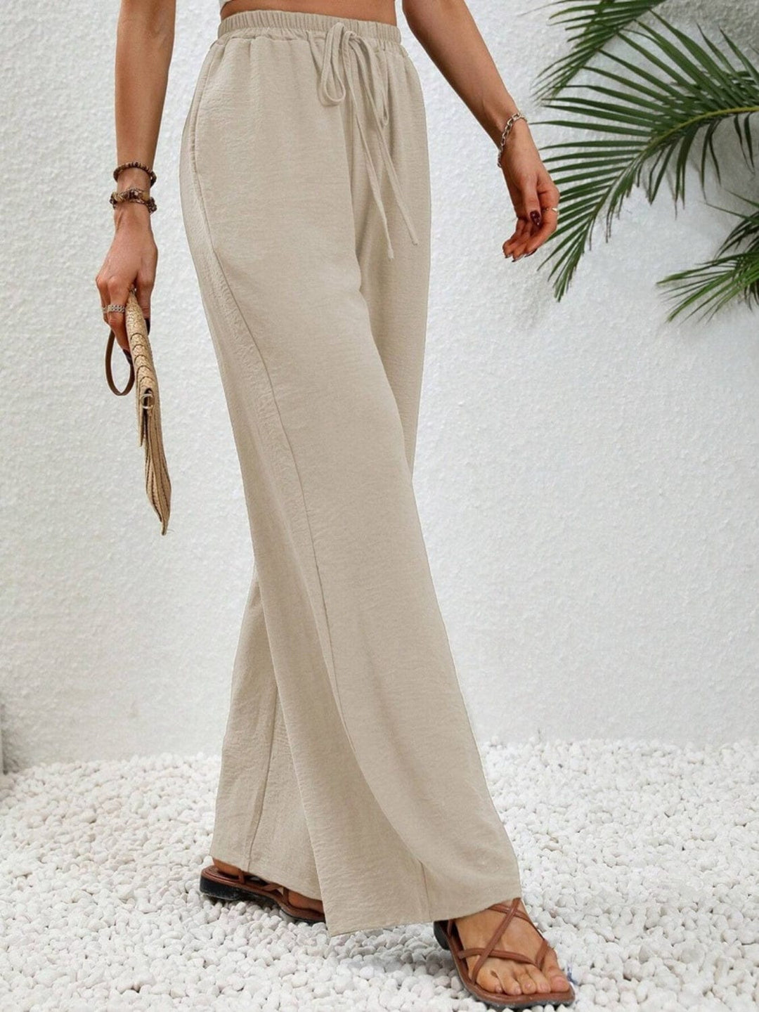 The802Gypsy pants GYPSY-Wide Leg Drawstring Pants