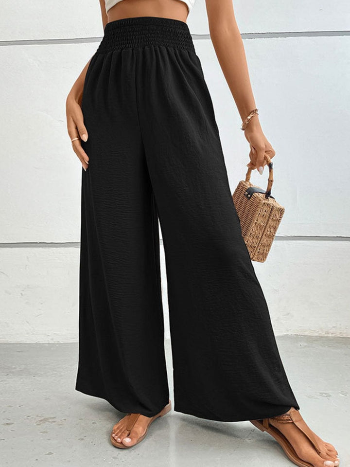 The802Gypsy pants GYPSY-Wide Waistband Relax Fit Long Pants