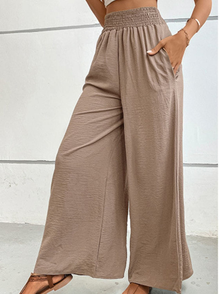 The802Gypsy pants GYPSY-Wide Waistband Relax Fit Long Pants