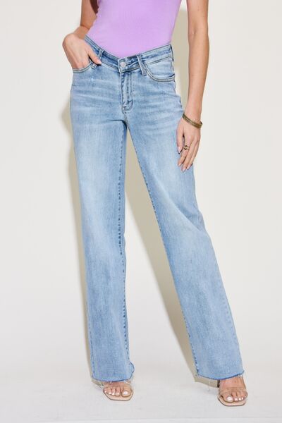 The802Gypsy pants Light / 0 ❤GYPSY-Judy Blue-V Front Waistband Straight Jeans