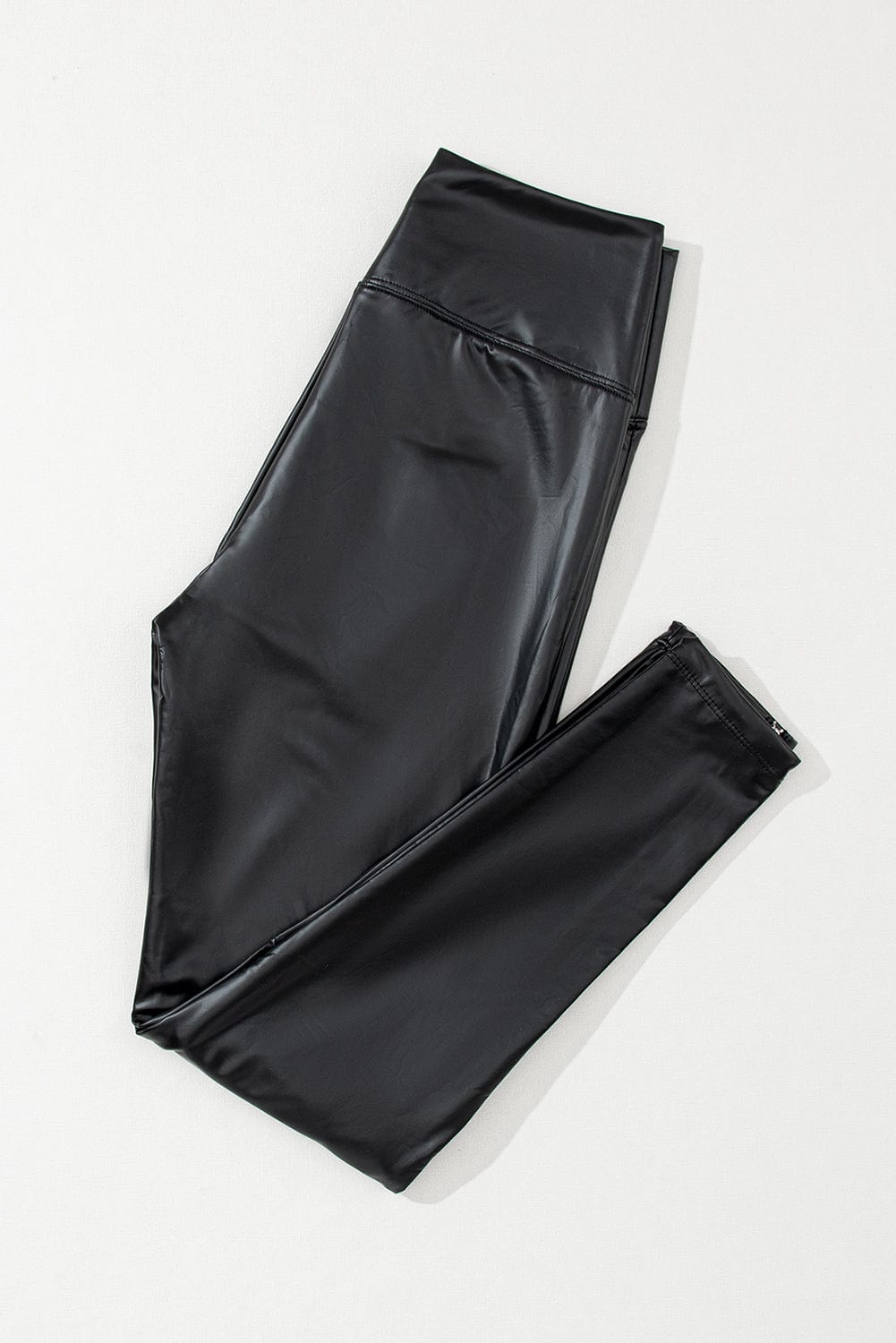 The802Gypsy  pants TRAVELING GYPSY-Faux Leather Zipped Leggings