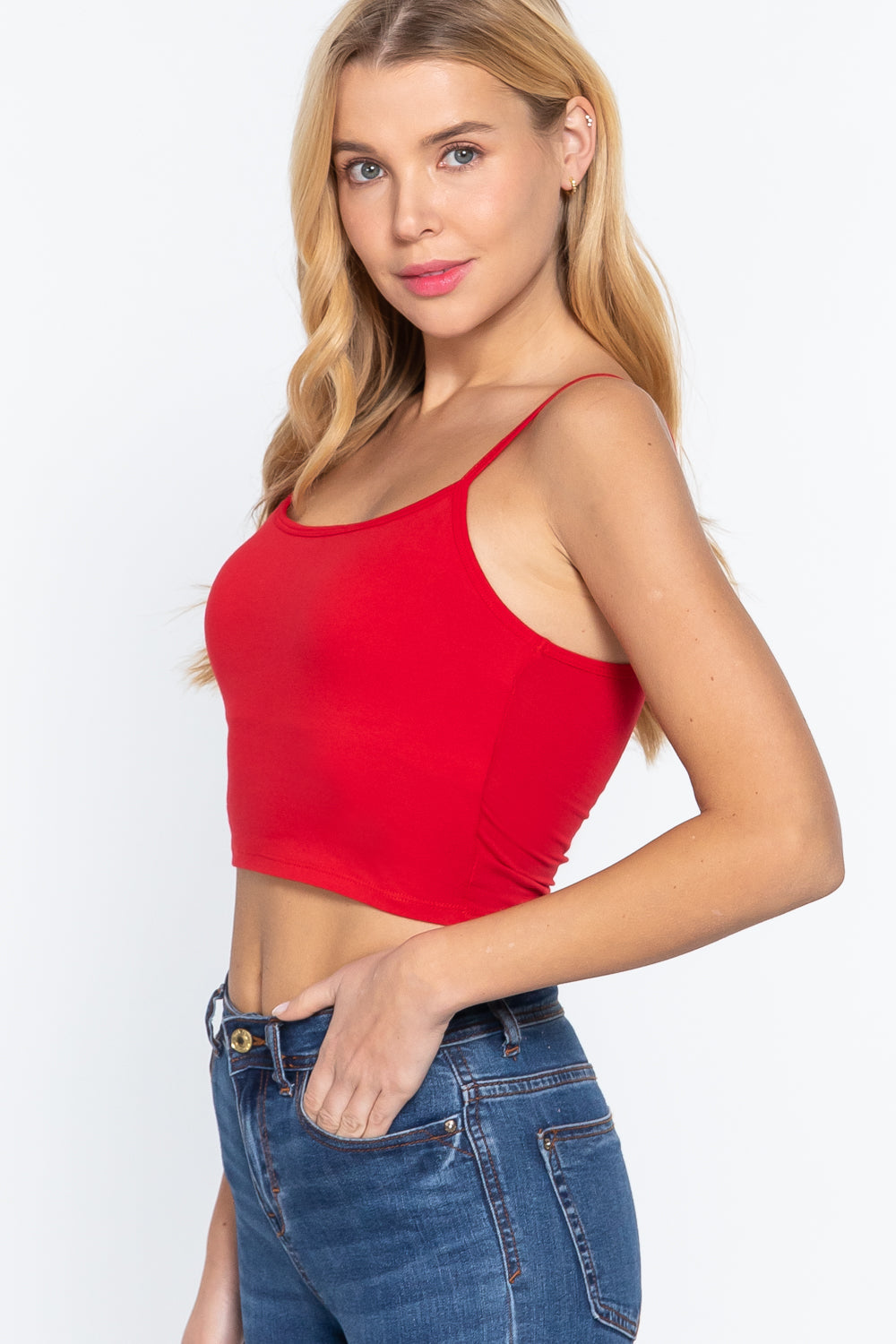 The802Gypsy  shirts and tops S / red ❤GYPSY LOVE-W/removable Bra Cup Cotton Spandex Bra Top