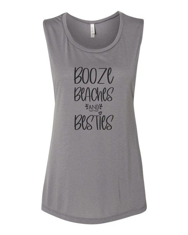 The802Gypsy shirts and tops/Tank Tops Storm / L ❤️GYPSY FOX-Booze Beaches and Besties Tank