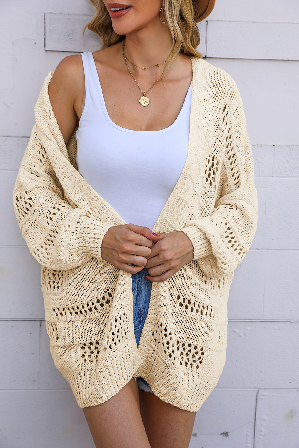 The802Gypsy  shirts and tops TRAVELING GYPSY-Casual Dolman Sleeve Cardigan