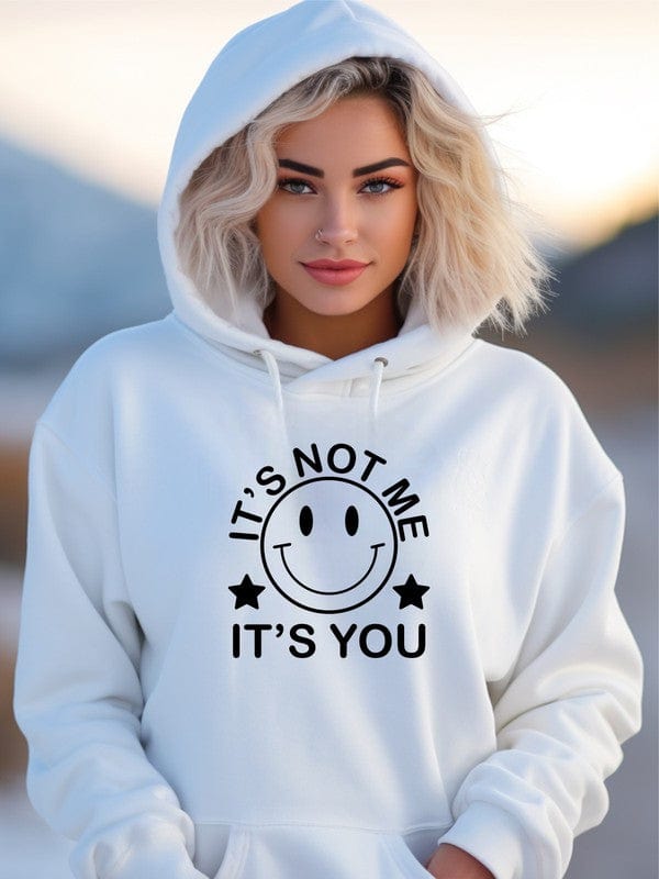 The802Gypsy shirts and tops White / 2X ❤️GYPSY FOX-Ocean and 7th-It's You Not Me Graphic Hoodie