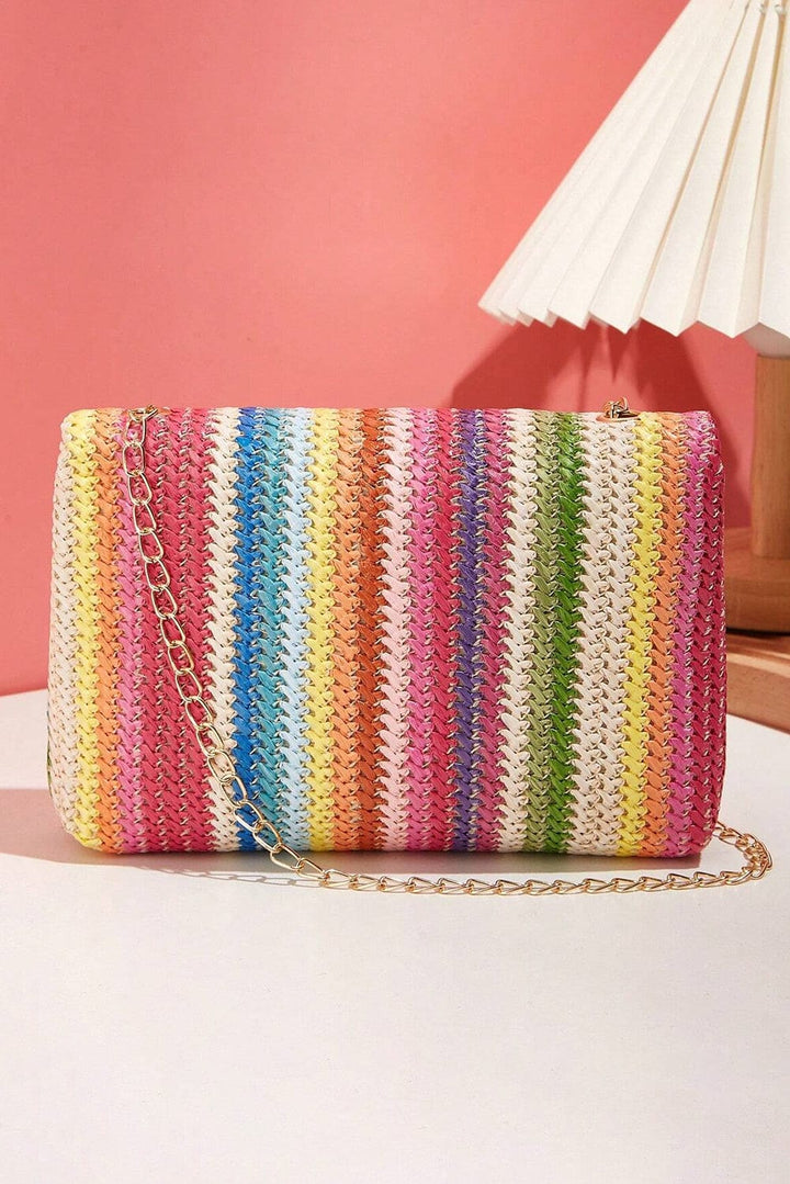 The802Gypsy  Shoes & Bags/Shoulder Bags TRAVELING GYPSY- Bohemian Woven Gold Chain Shoulder Bag