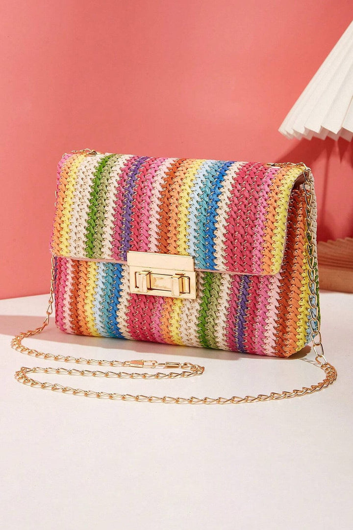 The802Gypsy  Shoes & Bags/Shoulder Bags TRAVELING GYPSY- Bohemian Woven Gold Chain Shoulder Bag