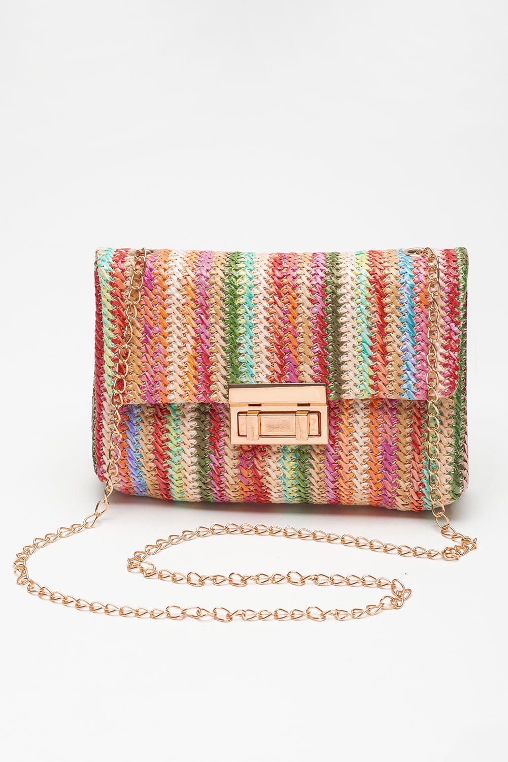 The802Gypsy  Shoes & Bags/Shoulder Bags TRAVELING GYPSY- Bohemian Woven Gold Chain Shoulder Bag