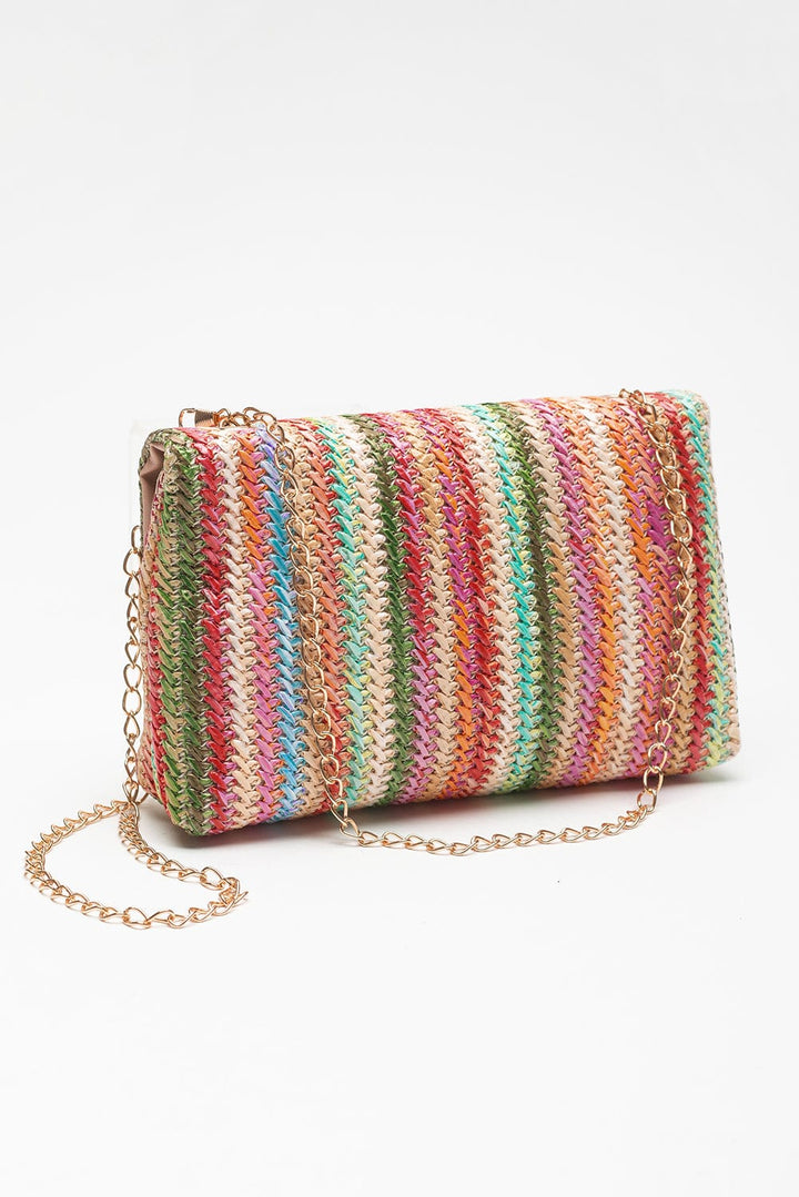 The802Gypsy  Shoes & Bags/Shoulder Bags TRAVELING GYPSY- Bohemian Woven Gold Chain Shoulder Bag