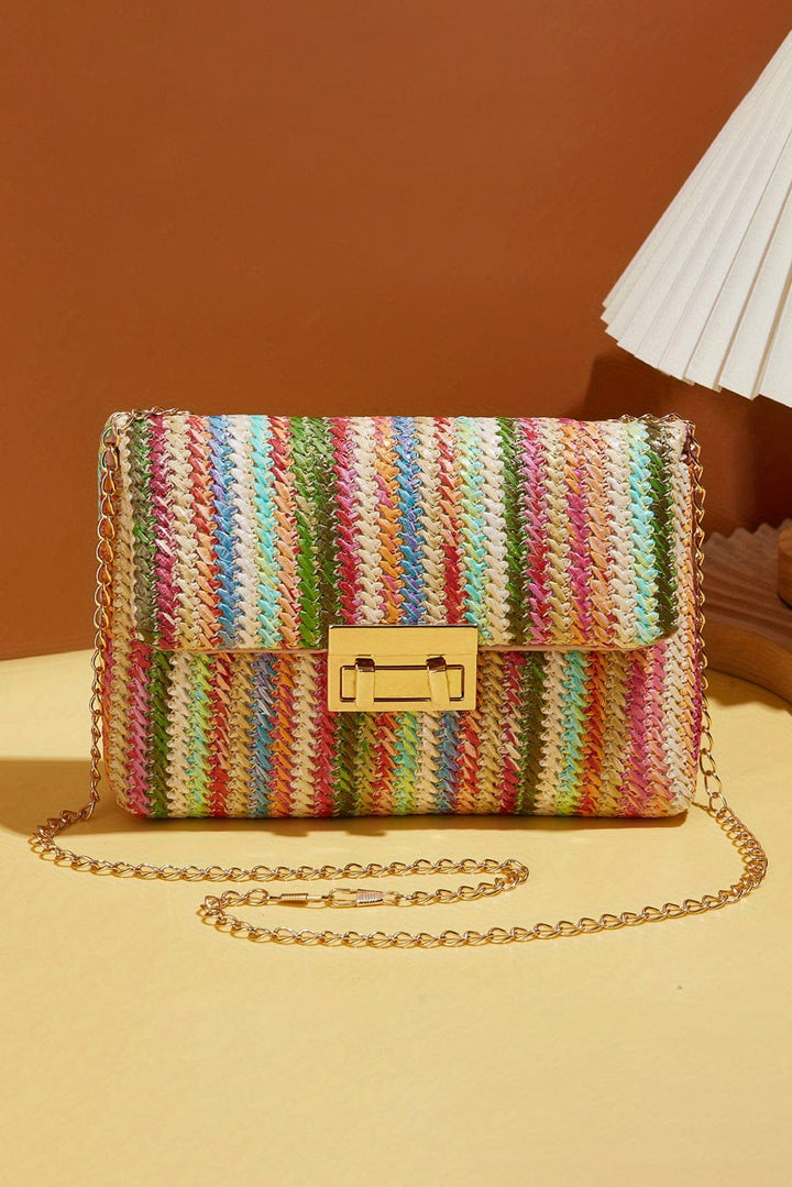 The802Gypsy  Shoes & Bags/Shoulder Bags TRAVELING GYPSY- Bohemian Woven Gold Chain Shoulder Bag