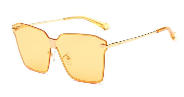 The802Gypsy sunglasses yellow / OneSize ❤️GYPSY FOX-Oversize Square Fashion Sunglasses