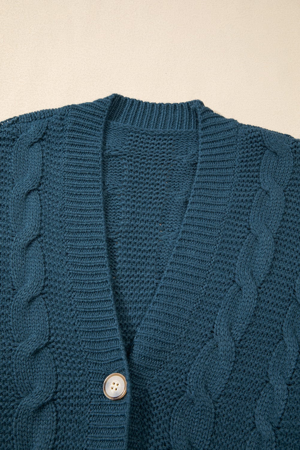 The802Gypsy  Sweaters & Cardigans/Cardigans TRAVELING GYPSY-Cable Knit PocketedCardigan