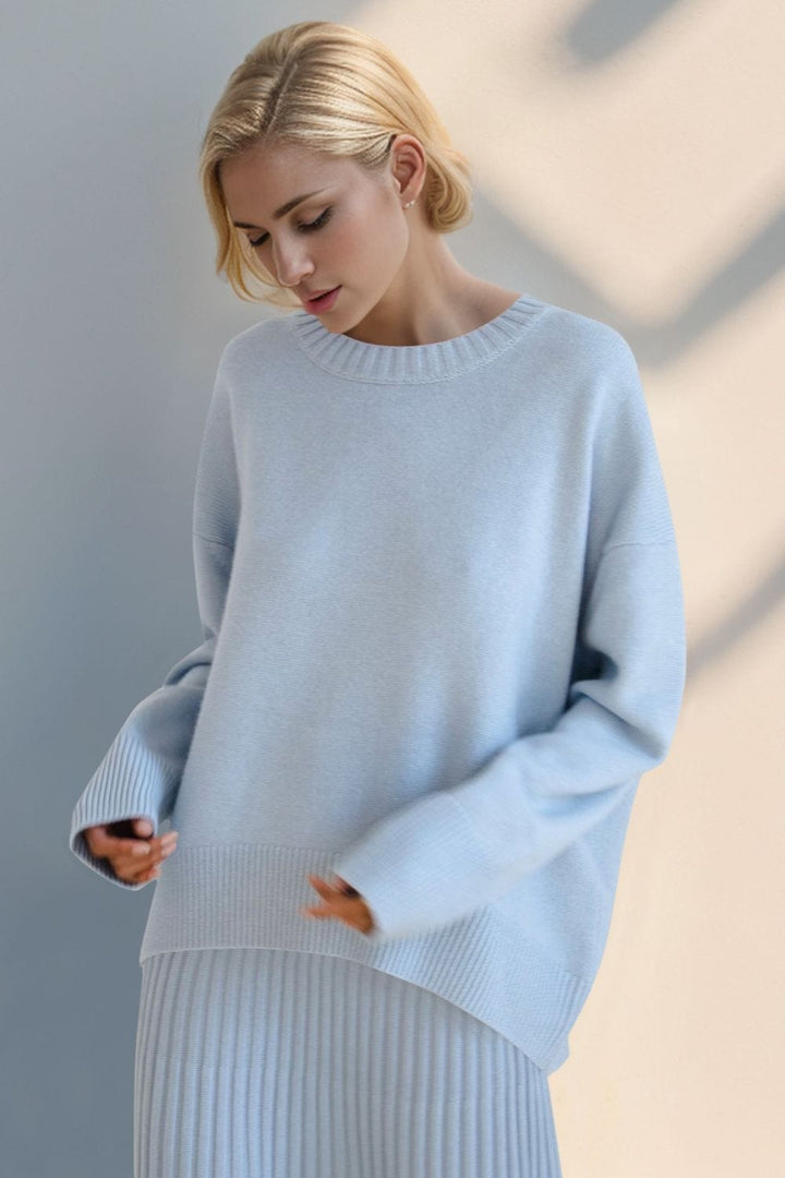 The802Gypsy Sweaters & Cardigans/Sweater GYPSY-Basic BAE-Round Neck Sweet Sweater