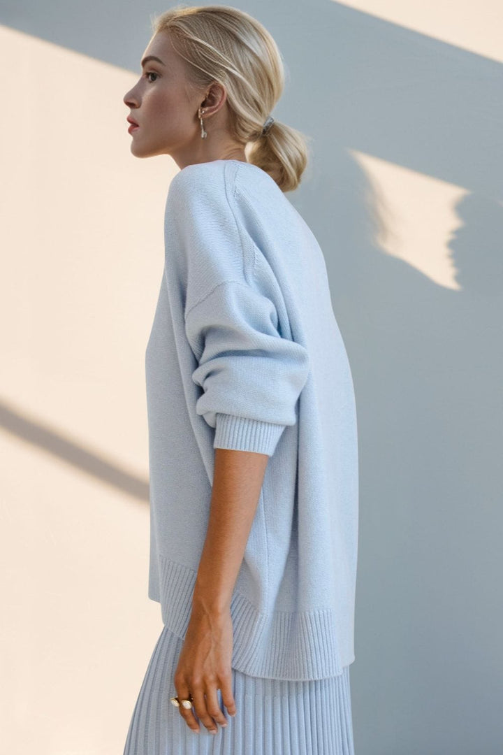 The802Gypsy Sweaters & Cardigans/Sweater GYPSY-Basic BAE-Round Neck Sweet Sweater