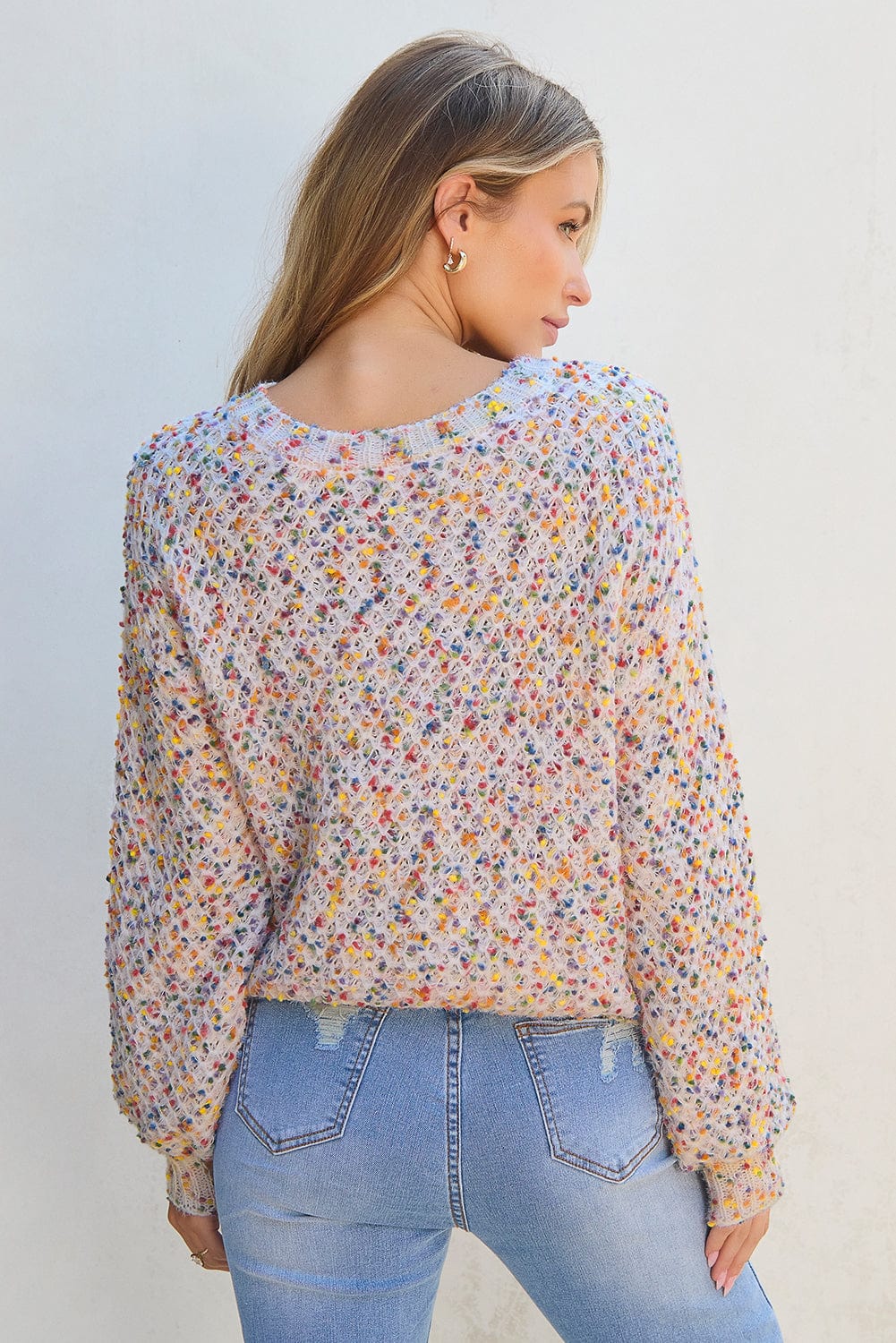 The802Gypsy  Sweaters & Cardigans/Sweaters TRAVELING GYPSY-Confetti Knit Sweater