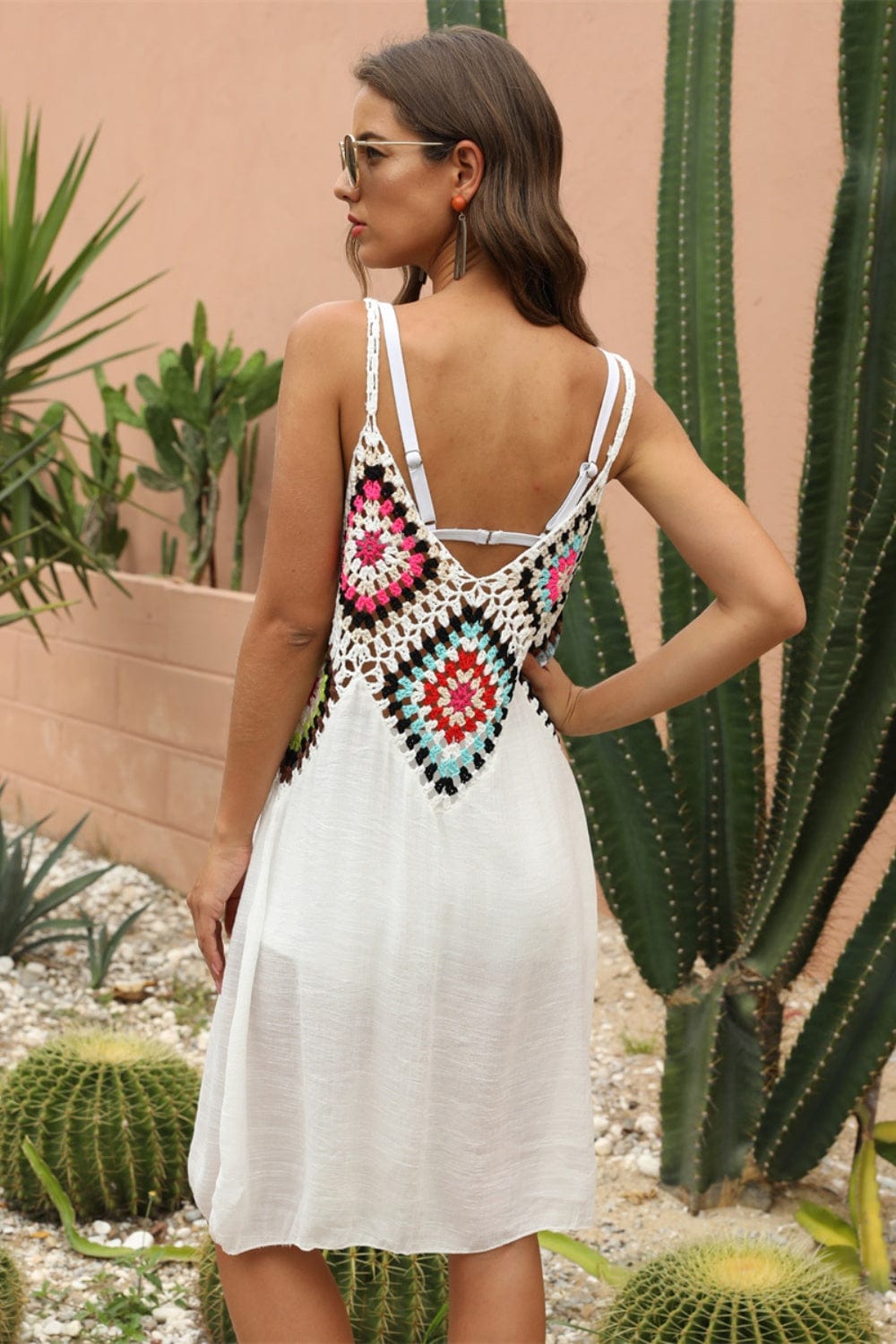 The802Gypsy Swimwear/Beach Cover-ups GYPSY-Semi Sheer Spaghetti Strap Cover-Up