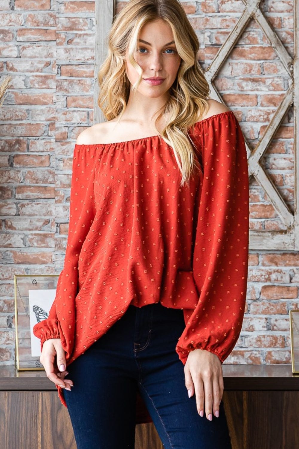 The802Gypsy Tops/Blouses & Shirts ❤️GYPSY-Heimish-Off Shoulder Top