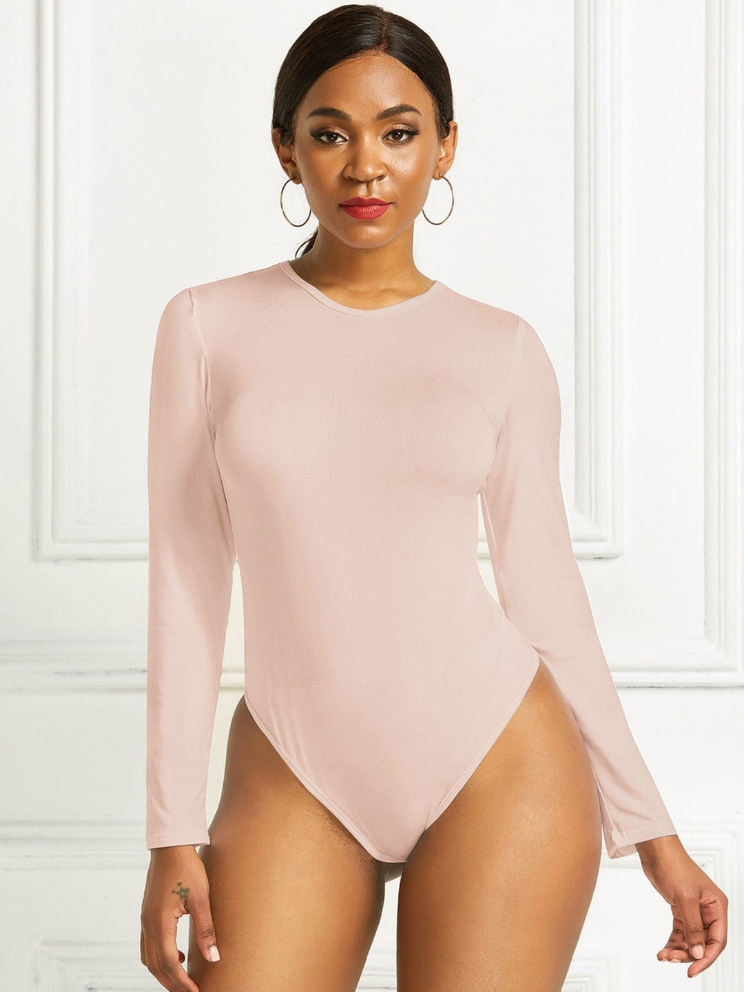 The802Gypsy Tops/Bodysuits GYPSY-Round Neck Long Sleeve Bodysuit ⏹️