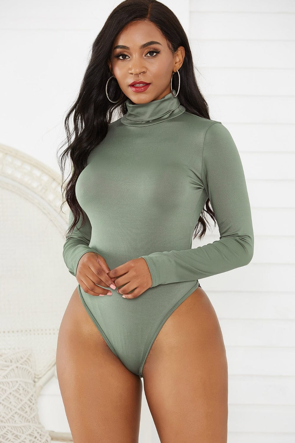 The802Gypsy Tops/Bodysuits GYPSY-Turtleneck Long Sleeve Bodysuit ⏹️