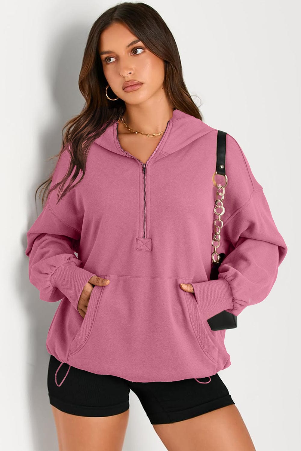 the802gypsy TOPS/HOODIES Dusty Pink / S GYPSY-Pocketed Hoodie